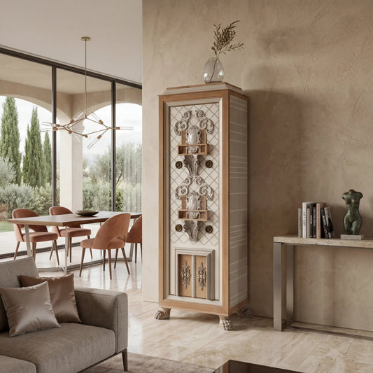 Armario Toscano 1 colocado en salón moderno