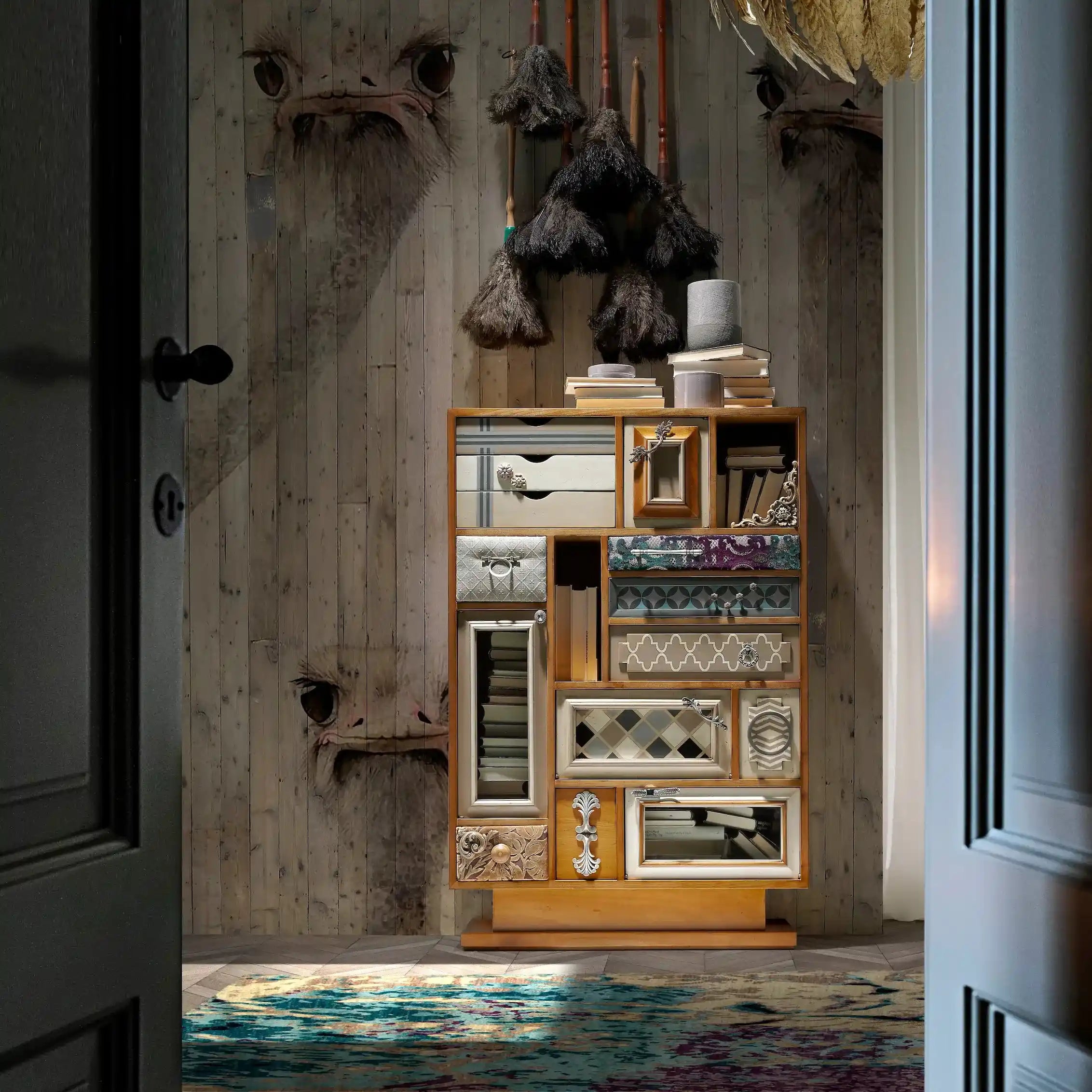 Punk entryway cabinet