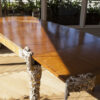 mesa de comedor cubista detalle acabado