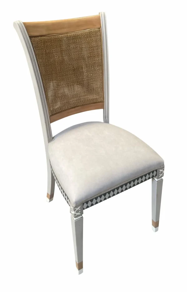 Tapizado suave y elegante de la Silla Nova en primer plano