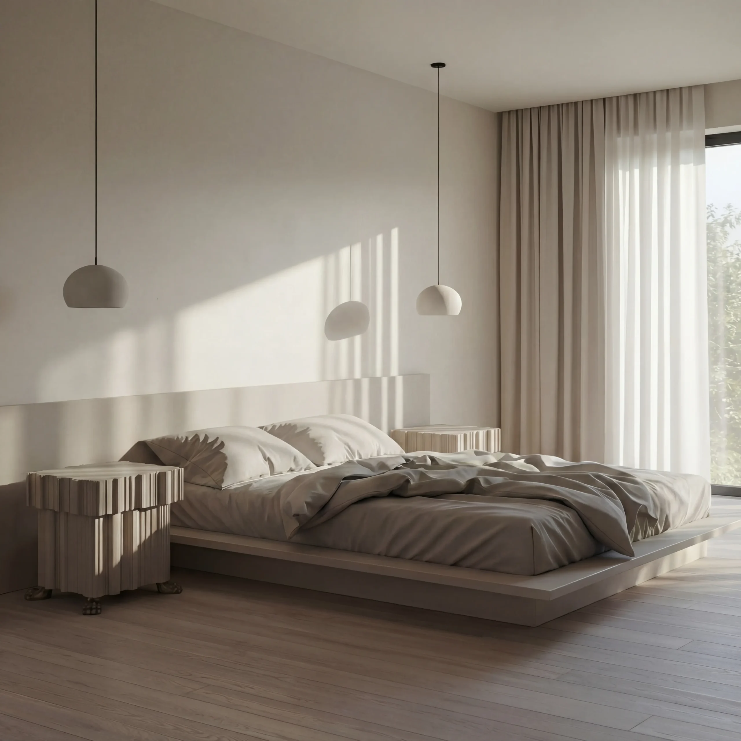 Mesilla Bosco II en dormitorio moderno de diseño