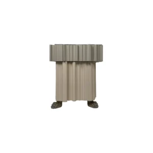 Mesilla de noche Bosco II de diseño escultórico artesanal